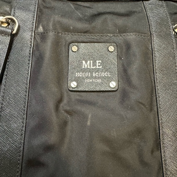 HENRI BENDEL Jetsetter Black Convertible Backpack - Picture 11 of 12